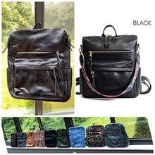 Load image into Gallery viewer, Black Brooke Backpack
