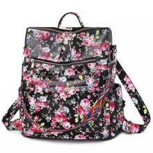 Load image into Gallery viewer, Rose Floral Brooke Backpack
