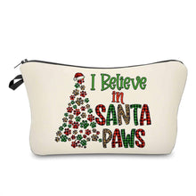 Load image into Gallery viewer, ZIPPERED UTILITY POUCHES - CHRISTMAS THEMED
