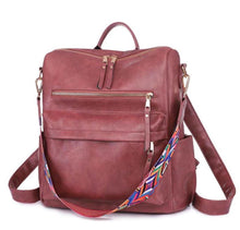 Load image into Gallery viewer, Wine Brooke Backpack
